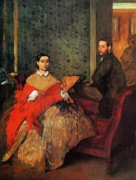 埃德加 德加 Edmondo and Therese Morbilli 埃德加 德加 Edmondo and Therese Morbilli